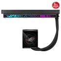 ASUS ROG Strix LC IV ARGB LCD 360 mm Intel LGA1851-1700 ve AMD AM5 Destekli İşlemci Sıvı Soğutucu