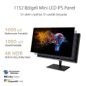 ASUS 32 ProArt PA32UCG-K 120Hz 5ms FreeSync Premium Pro HDR 2160p 4K IPS Mini LED Profesyonel Monitör
