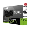 ASUS Dual GeForce RTX 5050 OC Edition 8GB GDDR6 128 Bit NVIDIA DLSS 4 Ekran Kartı