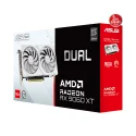 ASUS Dual RX9060 XT White 16GB GDDR6 128 Bit AMD Radeon FSR 4 Beyaz Ekran Kartı