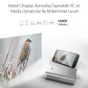 ASUS E1 SILVER (854x480) BATARYALI PROJEKTÖR 30000 SAAT 100ANSİ LÜMEN