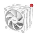 ASUS Prime MR120 ARGB Reverse White Edition 120 mm Beyaz Kasa Fanı - Üçlü Paket