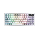 ASUS ROG Azoth %75 TKL OLED Ekranlı Kablosuz NX Snow Switch İngilizce Q Beyaz Gaming Klavye