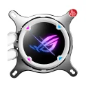 ASUS ROG Strix LC II 240 ARGB V3 White Soket Intel 1851-1700 / AMD AM5 Uyumlu 240mm Beyaz İşlemci Sıvı Soğutucu