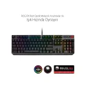 ASUS ROG Strix Scope RX RGB RX Red Switch Kablolu Türkçe Q Mekanik Oyuncu Klavyesi