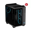 ASUS TUF Gaming GT502 Horizon ARGB Black Çift Odalı 4X Fanlı Mid-Tower ATX Bilgisayar Kasası