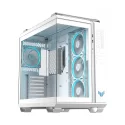 ASUS TUF Gaming GT502 Horizon ARGB White Çift Odalı 4X Fanlı Mid-Tower ATX Beyaz Bilgisayar Kasası