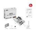 ASUS X870 MAX GAMING WIFI7 W 8000MHz(OC) DDR5 AMD Soket AM5 ATX Beyaz Anakart