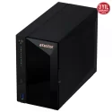 ASUSTOR AS3302T REALTEK RTD1296 2 DİSK YUVASI NAS(2X18TB DESTEĞİ) 2GB DDR4 2.5 GBE X 1 USB 3.2 X 3