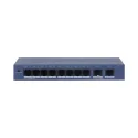 Dahua S3010-8ET2GT-90 10-Port (8 Port PoE) Yönetilemez Masaüstü Switch