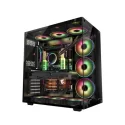 GamePower WARCRY 6x ARGB Fanlı 650W 80+ Bronze Güç Kaynaklı Mid-Tower ATX Gaming Bilgisayar Kasası