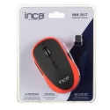 Inca IWM391T Kablosuz Rubber 1600dpi Optic Siyah/Kırmızı Mouse