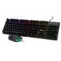 INCA Rainbow Effect Mekanik Hisli Gamer Klavye & Mouse Set