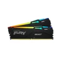 Kingston Fury Beast RGB 16GB (2x8 GB) DDR5 6000MHz CL40 Ram KF560C40BBAK2/16 RAM