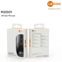 LECOO M2001 USB KABLOSUZ MOUSE SİYAH