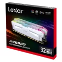 Lexar Ares RGB 32GB (2x16 GB) DDR5 6400MHz CL32 Beyaz Ram LD5EU016G-R6400GDWA