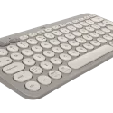 Logitech K380 Kablosuz Çoklu Cihaz Destekli Bluetooth Türkçe Q Gri Klavye