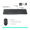 LOGITECH MK120 KABLOLU KLAVYE MOUSE 920-002560
