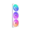 NZXT F360 RGB Core White 360mm. Tek Çerçeve Beyaz Fan Ünitesi