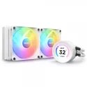 NZXT Kraken Elite 240 White RGB LCD 240mm Intel LGA1851-1700 / AMD AM5 Uyumlu İşlemci Sıvı Soğutucu