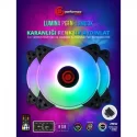 Performax Lumina RGB 120mm Uzaktan Kumandalı Üçlü Fan Kiti