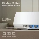 TP-Link Deco BE25 BE3600 Wi-Fi 7 Tüm Ev Mesh Sistemi İkili Paket
