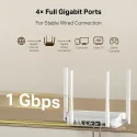 TP-Link Mercusys MR25WBE BE3600 EasyMesh Çift Bant Wi-Fi 7 Router