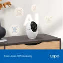 TP-Link Tapo C260 Pan/Tilt Yapay Zekalı Ev Güvenliği 4K 8MP Wi-Fi Kamera