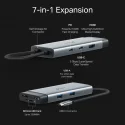 TP-Link UH7020C USB Type-C PD + HDMI + USB 3.0x2 7si 1 Arada USB Hub