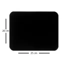 VİZY10-1 SİYAH MOUSE PAD 20*25