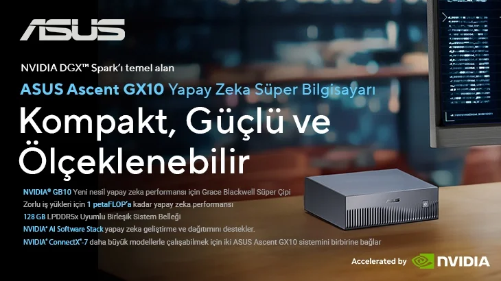 ASUS Ascent GX10 Yapay Zeka Süper Bilgisayarı