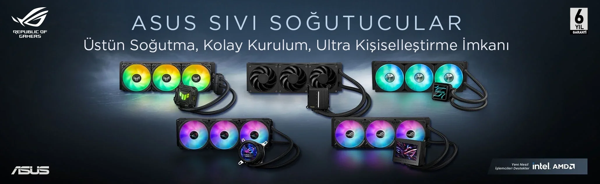 ASUS All in One Sıvı Soğutmalar