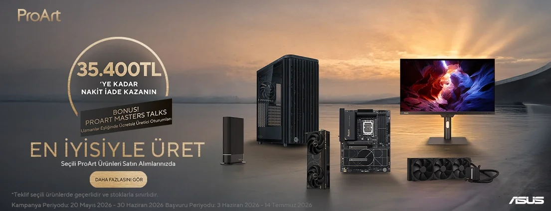 ASUS ProArt Cashback Kampanyası