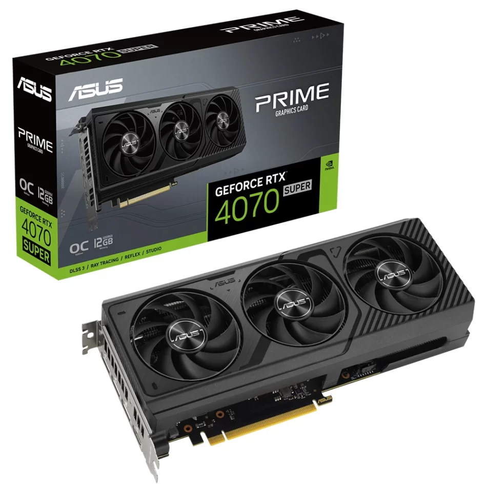 ASUS PRIME GeForce RTX 4070 Super OC 12 GB GDDR6X NVIDIA DLSS 3 Ekran Kartı