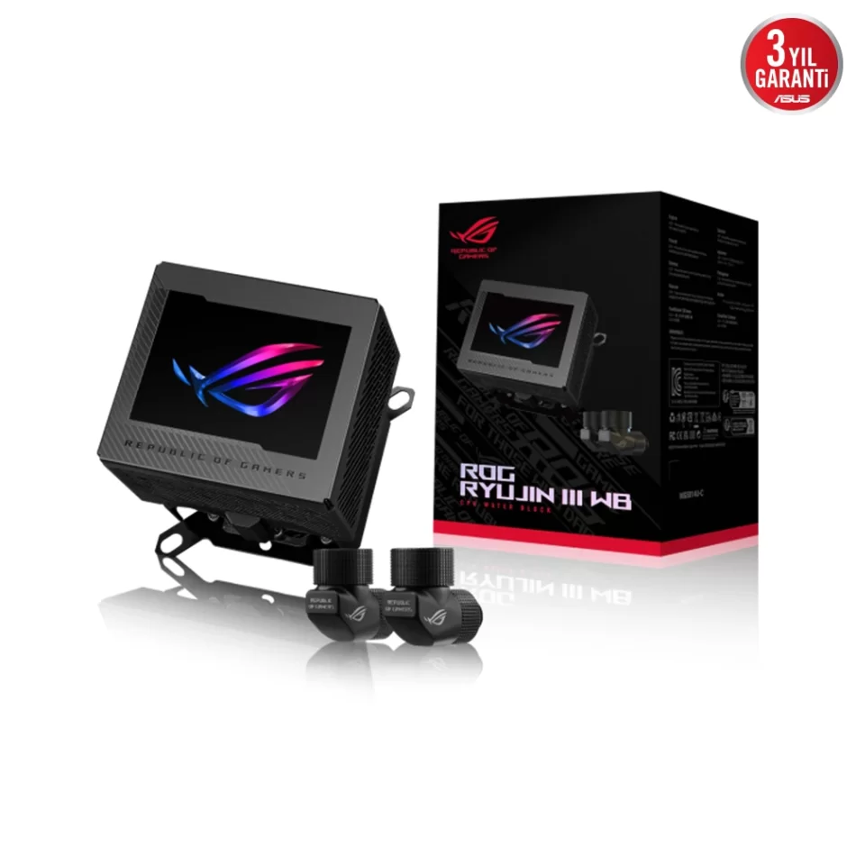 ASUS ROG RYUJIN III WB 3.5 LCD Ekranlı Sıvı Soğutma Su Bloğu