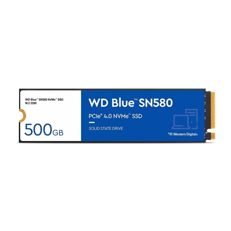 Western Digital Blue SN580 500 GB PCIe Gen 4.0 x4 NVMe SSD