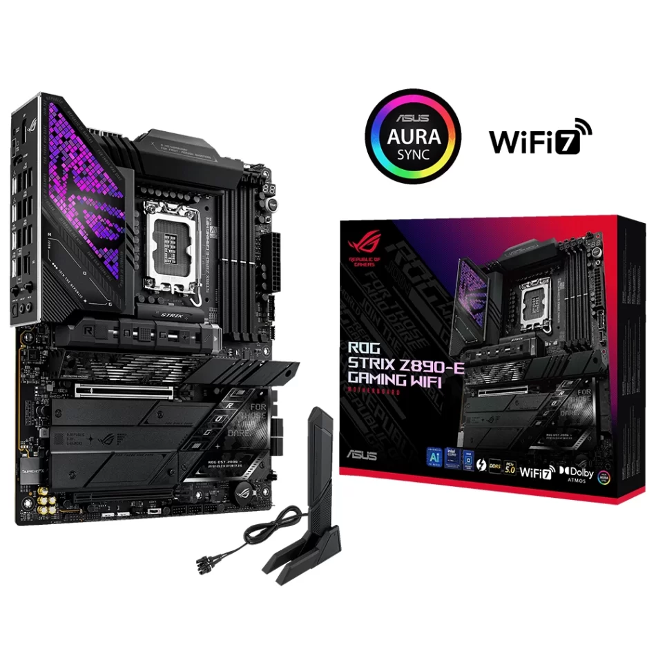 ROG STRIX Z890-E GAMING WIFI 8800MHz(OC) DDR5 Intel Soket 1851 ATX Anakart