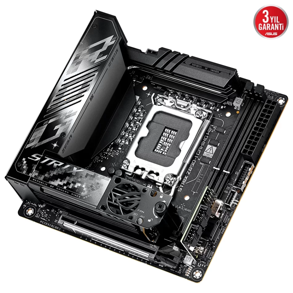 ROG STRIX Z890-I GAMING WIFI 9200MHz(OC) DDR5 Intel Soket 1851 mini-ITX Anakart