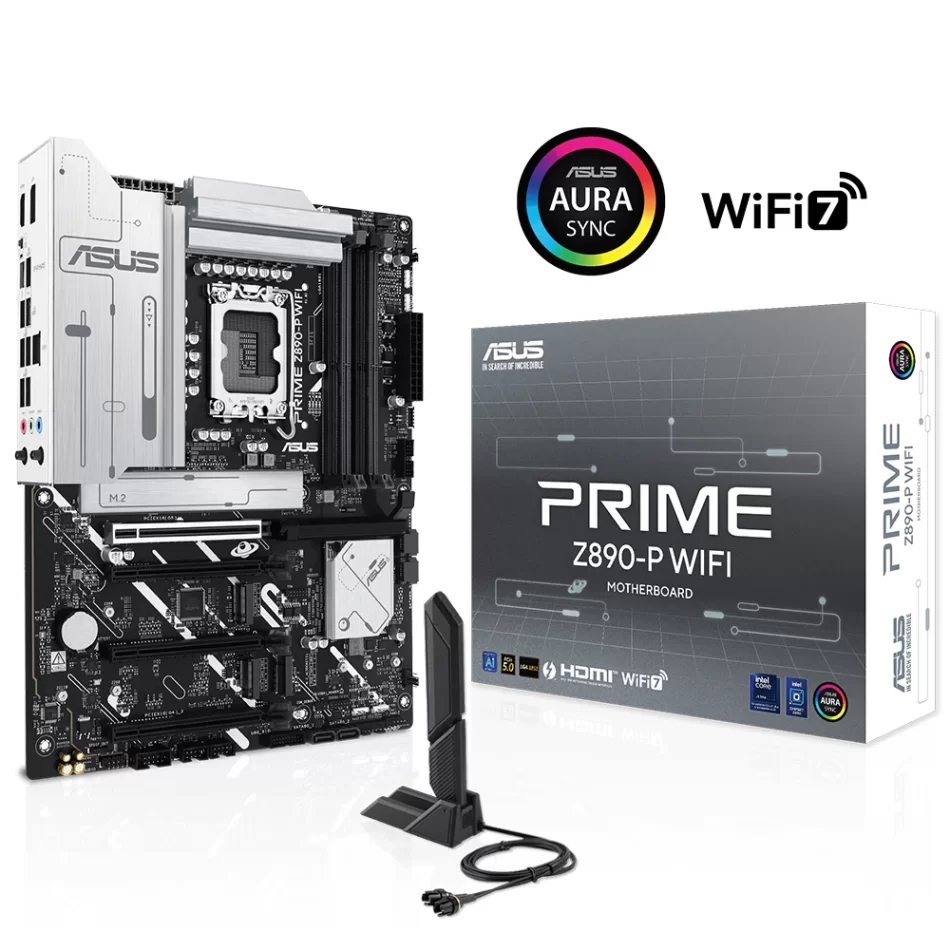 PRIME Z890-P WIFI 8666MHz(OC) DDR5 Intel Soket 1851 ATX Anakart