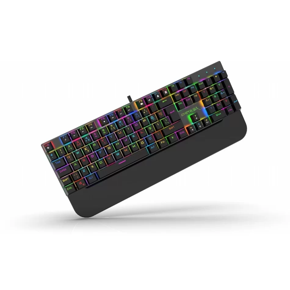 Inca Empousa IKG-443 RGB Kablolu Mekanik Red Switch Türkçe Q Gaming Klavye