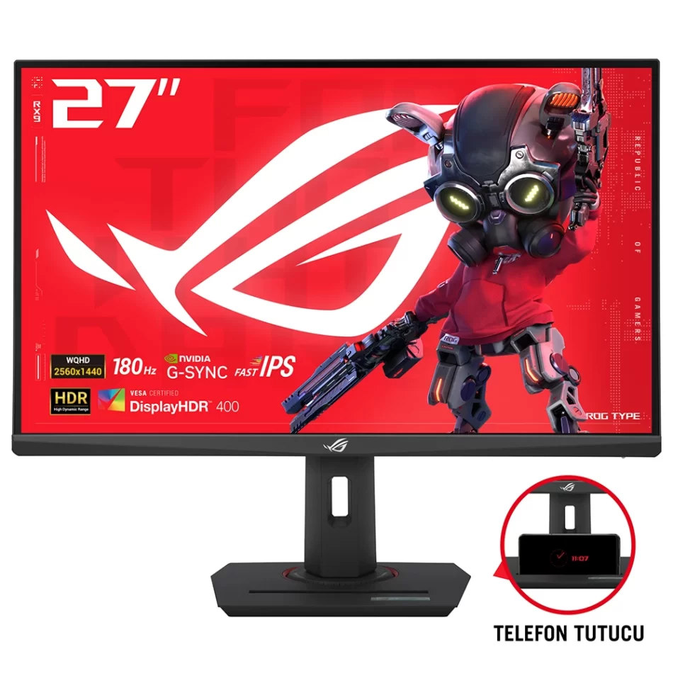 ASUS 27 ROG Strix XG27ACS 180Hz 1ms FreeSync G-Sync HDR 1440p IPS Gaming Monitör