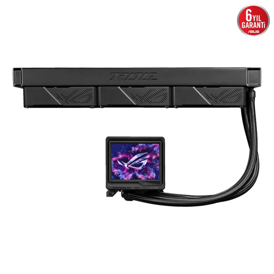 ASUS ROG Ryujin III 360 ARGB Extreme 360 mm. LGA 1851-1700 / AMD AM5 Uyumlu İşlemci Sıvı Soğutucu