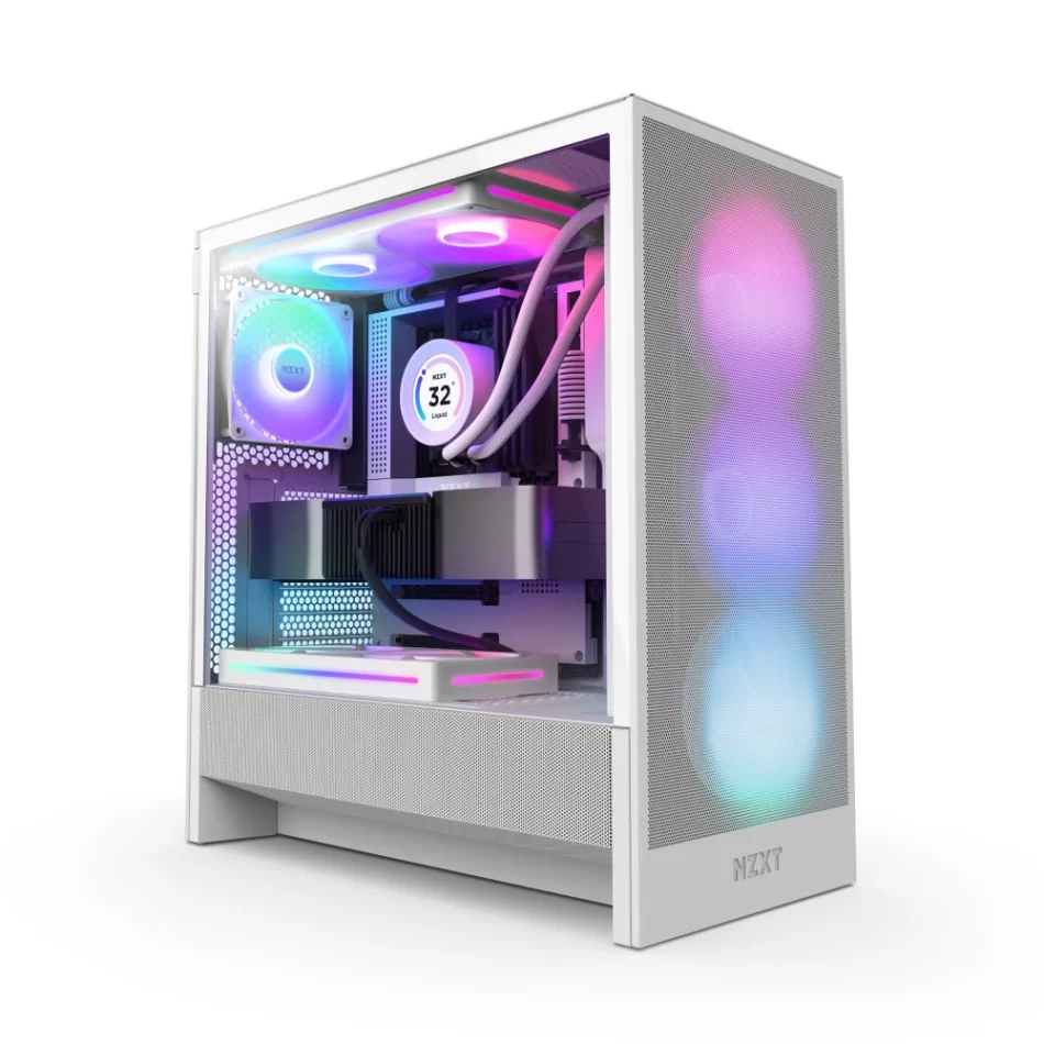 H5 Flow RGB (2024) Mid-Tower Airflow ATX Beyaz Bilgisayar Kasası