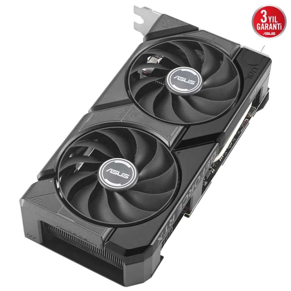 ASUS Dual GeForce RTX 4070 EVO OC Edition 12GB GDDR6 192Bit NVIDIA DLSS 3 Ekran Kartı