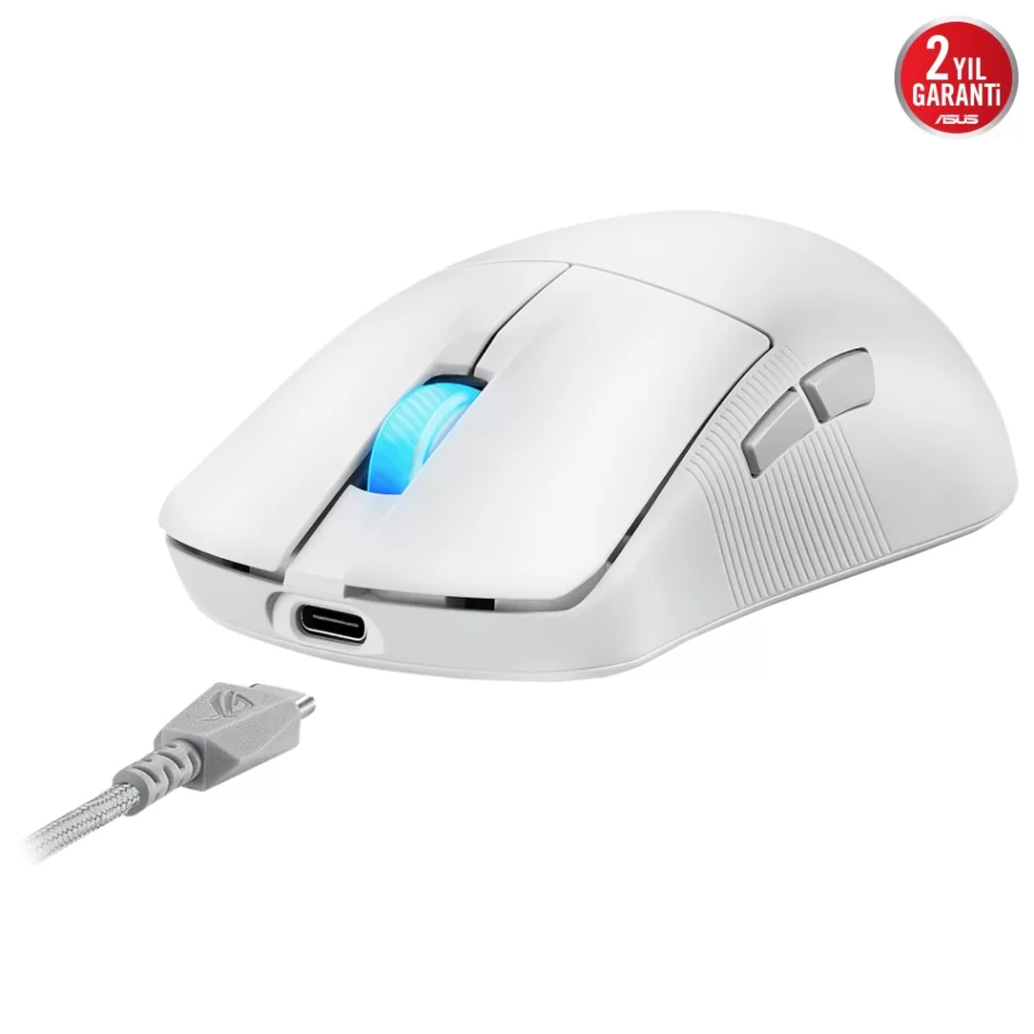 ASUS ROG Harpe Ace Mini White 8000 Hz Kablosuz Beyaz Gaming Mouse