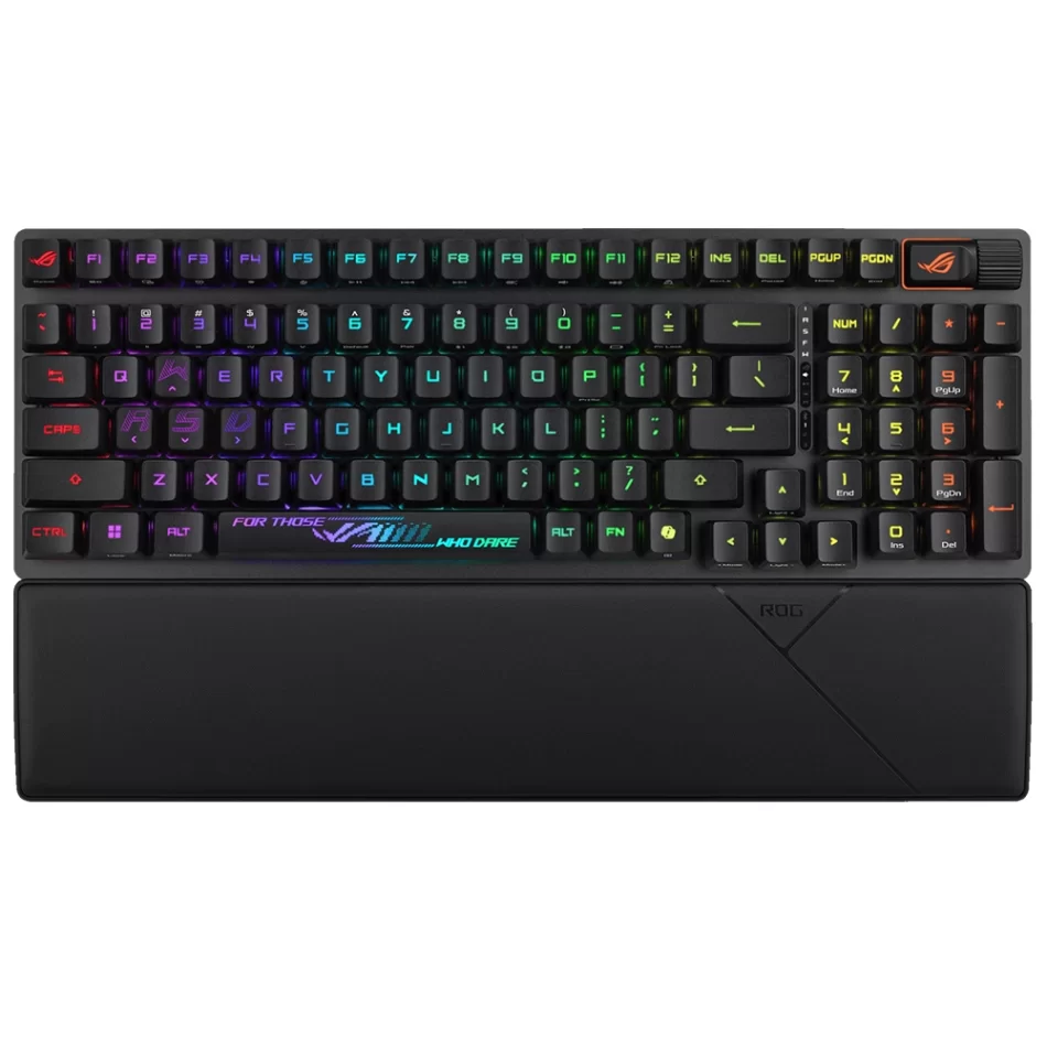 ASUS ROG Strix Scope II 96 Wireless Mekanik RX Red Switch Kablosuz Türkçe Q Oyuncu Klavyesi