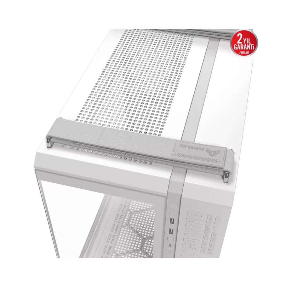 ASUS TUF Gaming GT502 Horizon White Çift Odalı Mid-Tower ATX Beyaz Bilgisayar Kasası