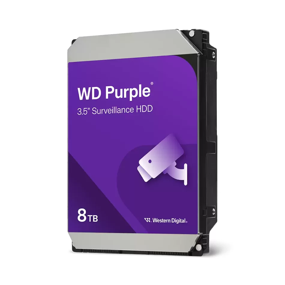 WD Purple 8 TB 256 MB Cache 5640 Rpm Surveillance 3.5 Güvenlik Hard Disk