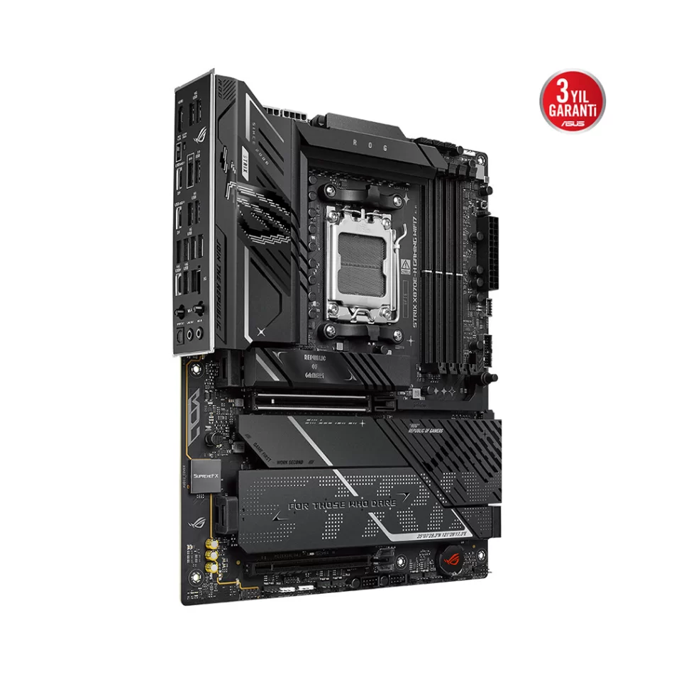 ASUS ROG Strix X870E-H GAMING WIFI7 8000MHz(OC) DDR5 AMD Soket AM5 ATX Anakart