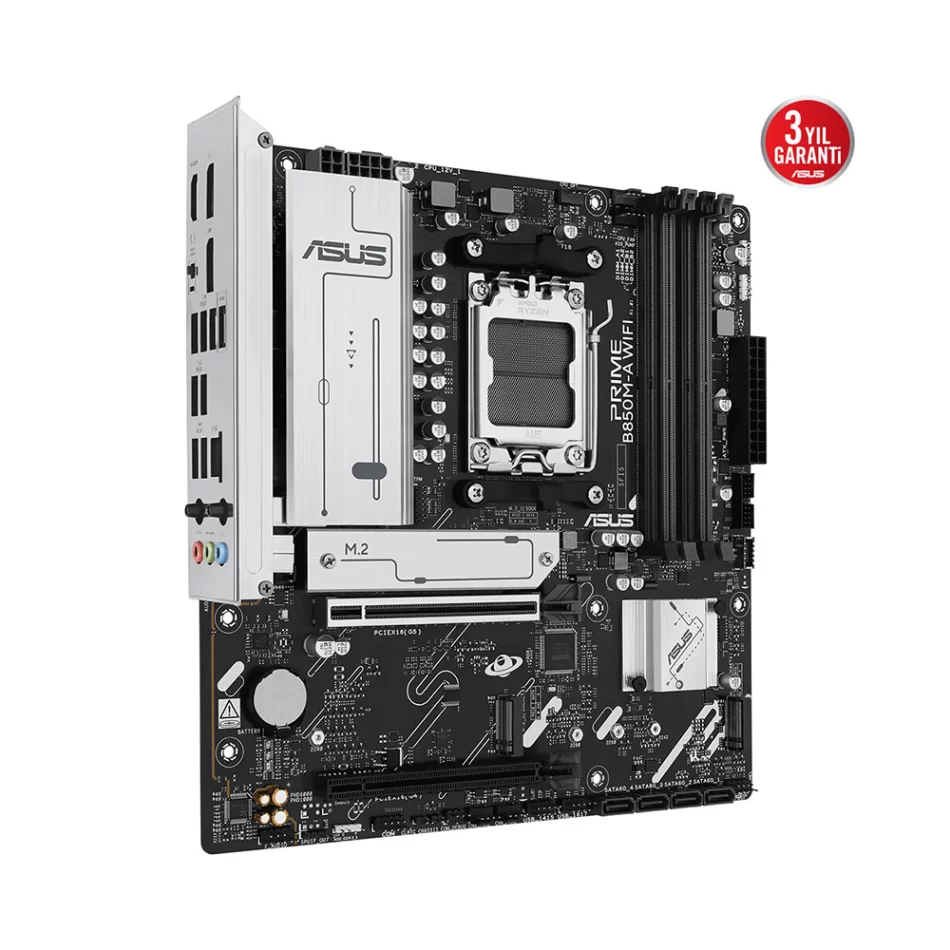 ASUS PRIME B850M-A WIFI 8000MHz(OC) DDR5 AMD Soket AM5 ATX Anakart